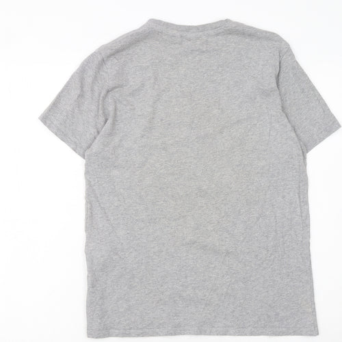 Levi's Womens Grey Small Classic Logo Short Sleeve Cotton T-Shirt