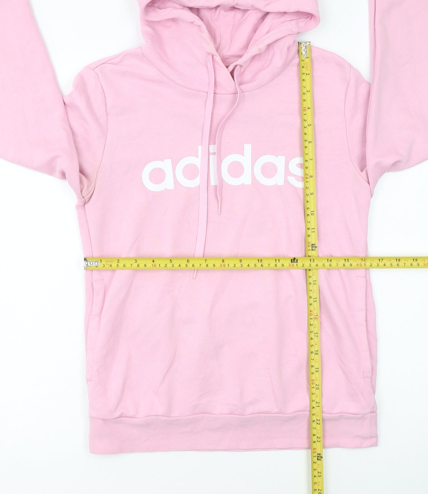 Adidas Women's Pink Pullover Hoodie Size S Hooded Sweatshirt