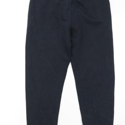 Puma Boys Black Jogger Sweatpants 12 Years Elastic Waist Fleece Trousers