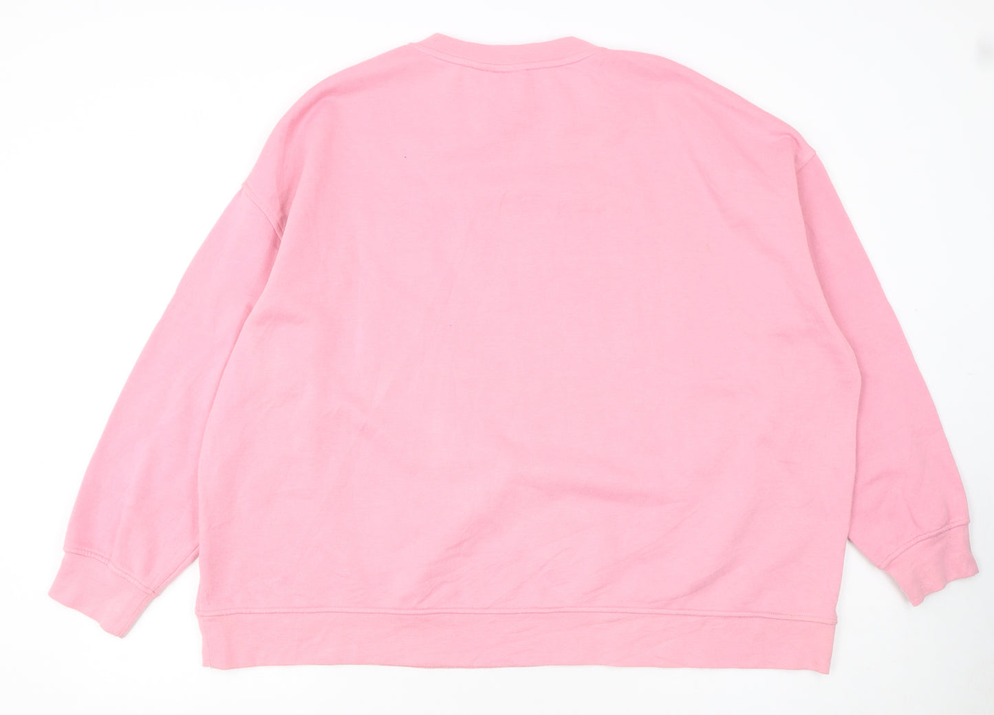 Disney Women Pink Minnie Mouse 2XL Pullover Sweatshirt