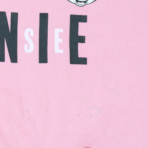 Disney Women Pink Minnie Mouse 2XL Pullover Sweatshirt