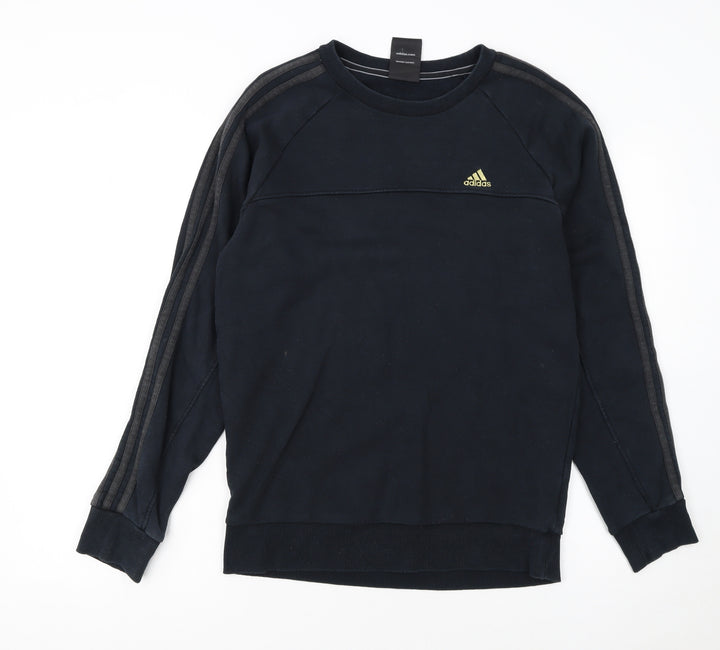Adidas Men’s Black Crew Neck Pullover Sweatshirt Small