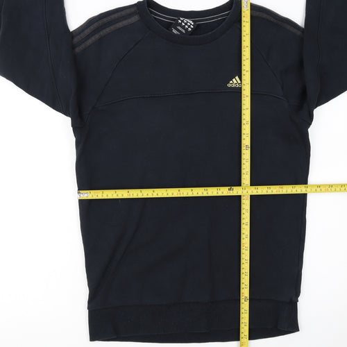 Adidas Men’s Black Crew Neck Pullover Sweatshirt Small