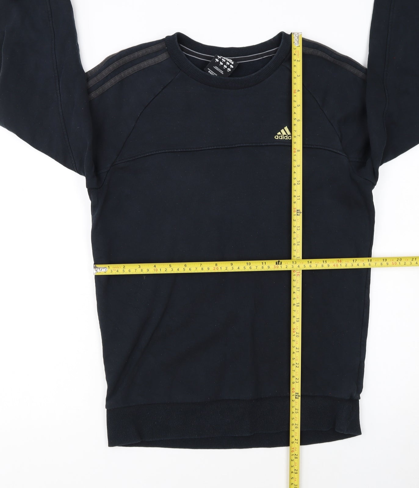Adidas Men’s Black Crew Neck Pullover Sweatshirt Small