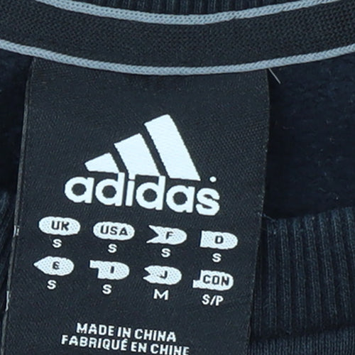 Adidas Men’s Black Crew Neck Pullover Sweatshirt Small