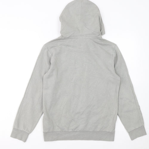 Champion Boys Grey Pullover Hoodie 11-12 Years Logo Fleece Sweatshirt