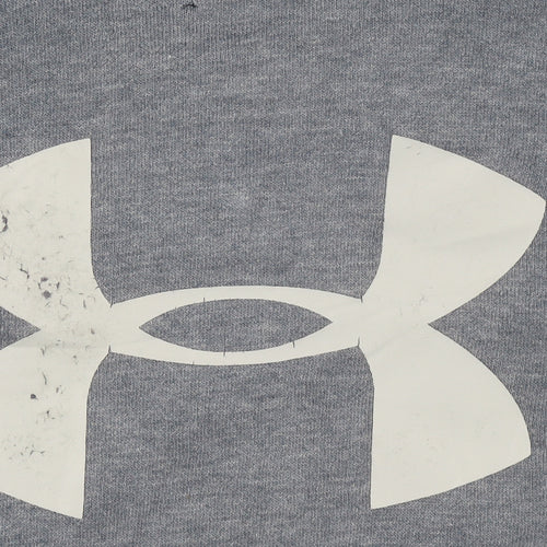 Under Armour Boys Blue YXL Pullover Hoodie with Logo Graphic