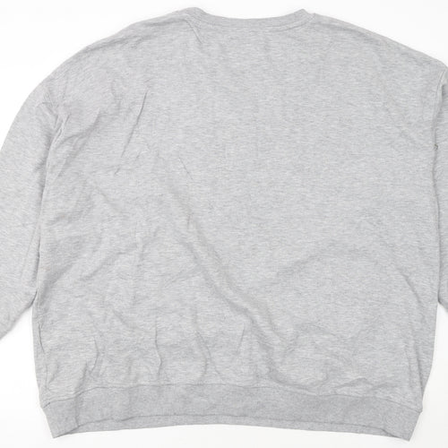 Disney Women Grey XL Sweatshirt Mickey & Friends Good Vibes Only