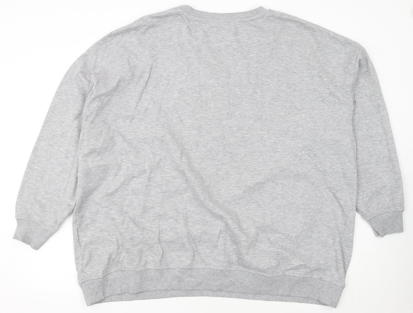 Disney Women Grey XL Sweatshirt Mickey & Friends Good Vibes Only
