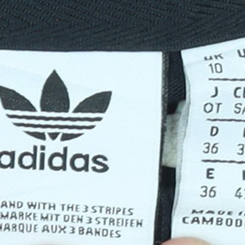 Adidas Women Black Long Sleeve Crew Neck Pullover Sweatshirt UK 10