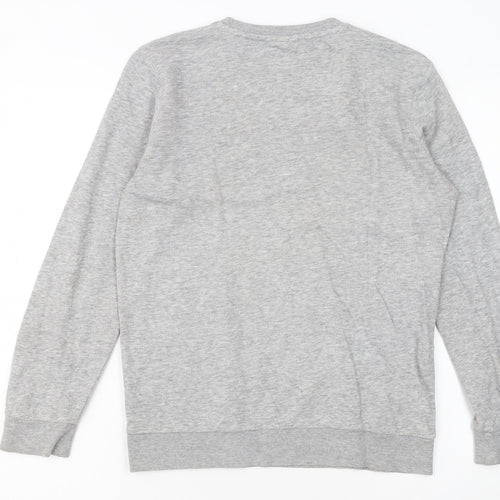 Champion Boys Grey Logo Pullover Sweatshirt 11-12 Years Regular Fit
