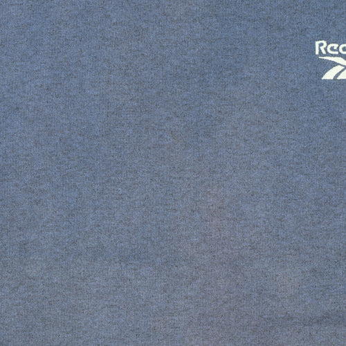 Reebok Mens Blue XL V-Neck Pullover Sweatshirt