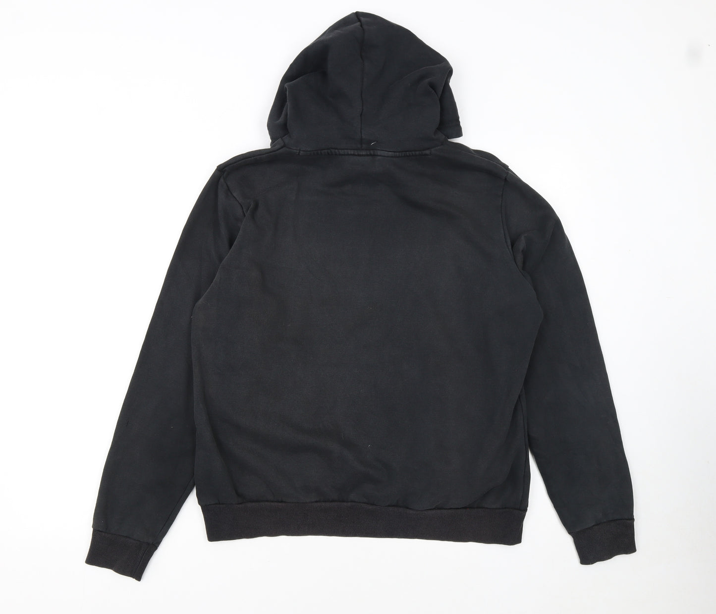 Puma Women's Black XL Pullover Hoodie with Logo Print