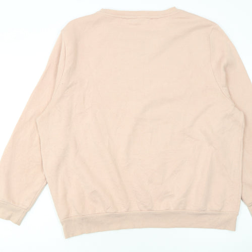 Disney Women Pink Thumper Sweatshirt XL Graphic Pullover