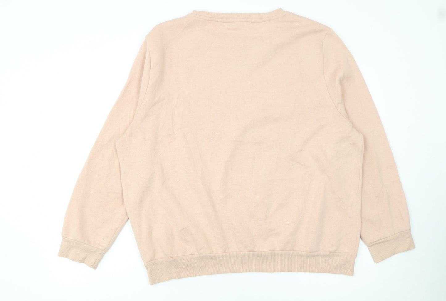 Disney Women Pink Thumper Sweatshirt XL Graphic Pullover