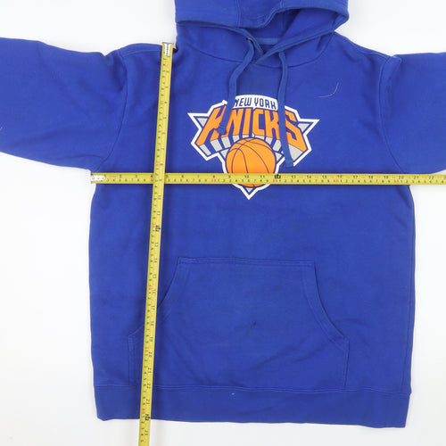 Fanatics Men's Blue New York Knicks Pullover Hoodie Size M