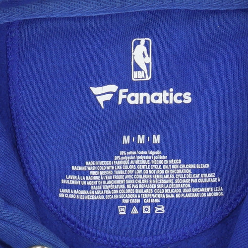 Fanatics Men's Blue New York Knicks Pullover Hoodie Size M