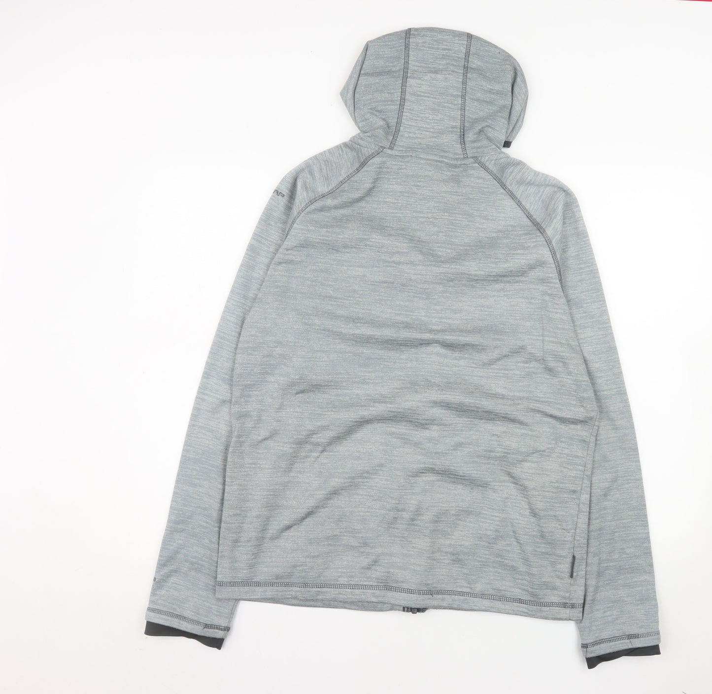 Trespass Men’s Grey Softshell Hooded Jacket M Full Zip Outdoor