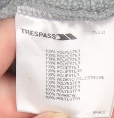 Trespass Men’s Grey Softshell Hooded Jacket M Full Zip Outdoor