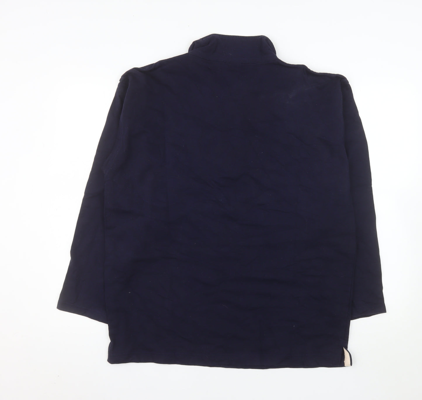 Oneway Men's Navy Blue Fleece 1/4 Zip Pullover Sweatshirt XL