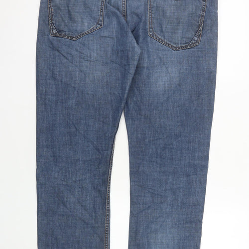 House Denim Men's Blue Straight Regular Fit Jeans W30 L32