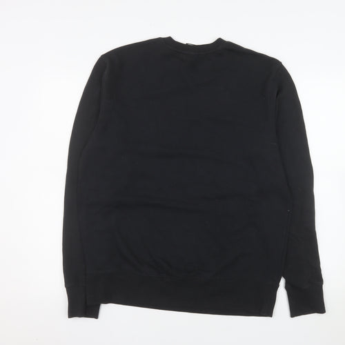 New Balance Men's Black Pullover Sweatshirt L Crew Neck Logo