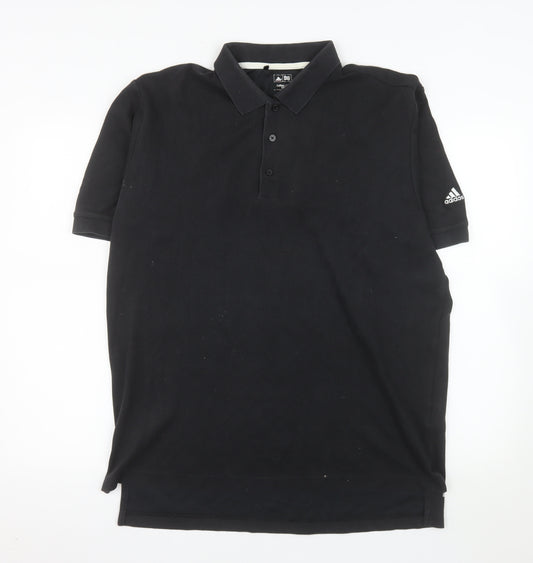 Adidas Men's Black Climacool Golf Polo Shirt Size L