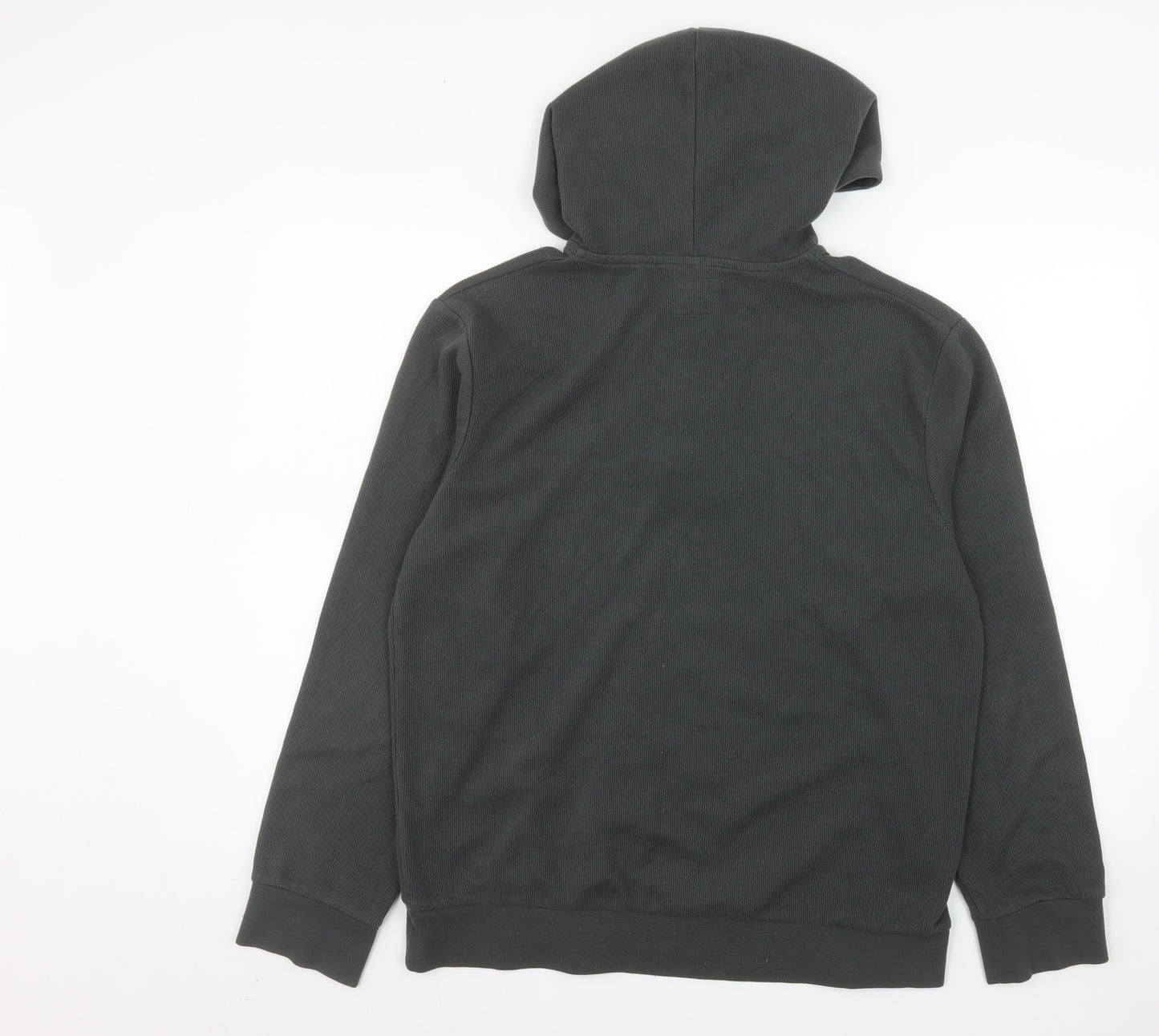 Twenty By Seventyhill Men's Grey Henley Hoodie Size L Polyester Blend