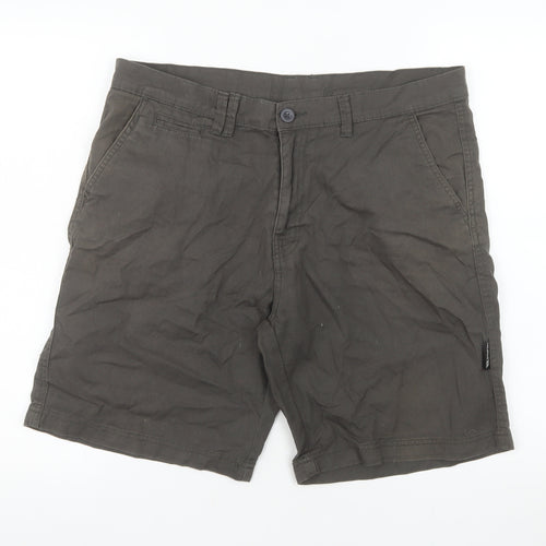 Trespass Men's Brown Chino Shorts M 33-35in Casual Cotton
