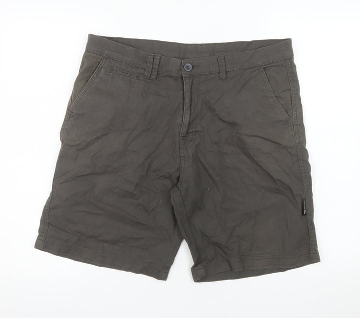 Trespass Men's Brown Chino Shorts M 33-35in Casual Cotton