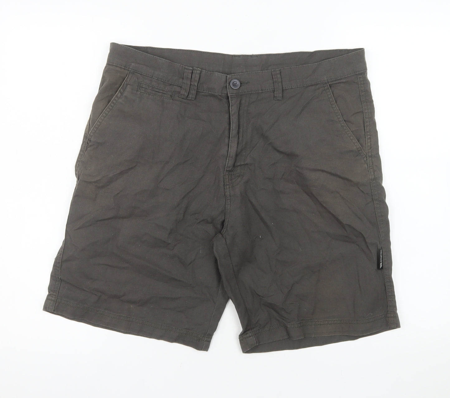 Trespass Men's Brown Chino Shorts M 33-35in Casual Cotton