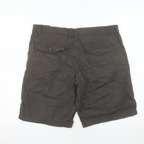 Trespass Men's Brown Chino Shorts M 33-35in Casual Cotton