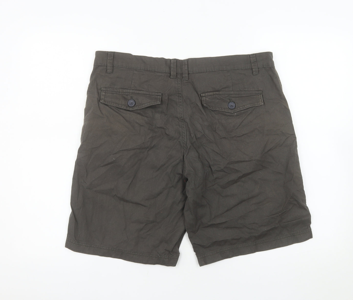 Trespass Men's Brown Chino Shorts M 33-35in Casual Cotton