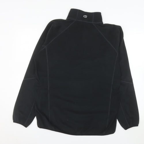 Berghaus Men’s Black Fleece 1/2 Zip Pullover Sweatshirt L
