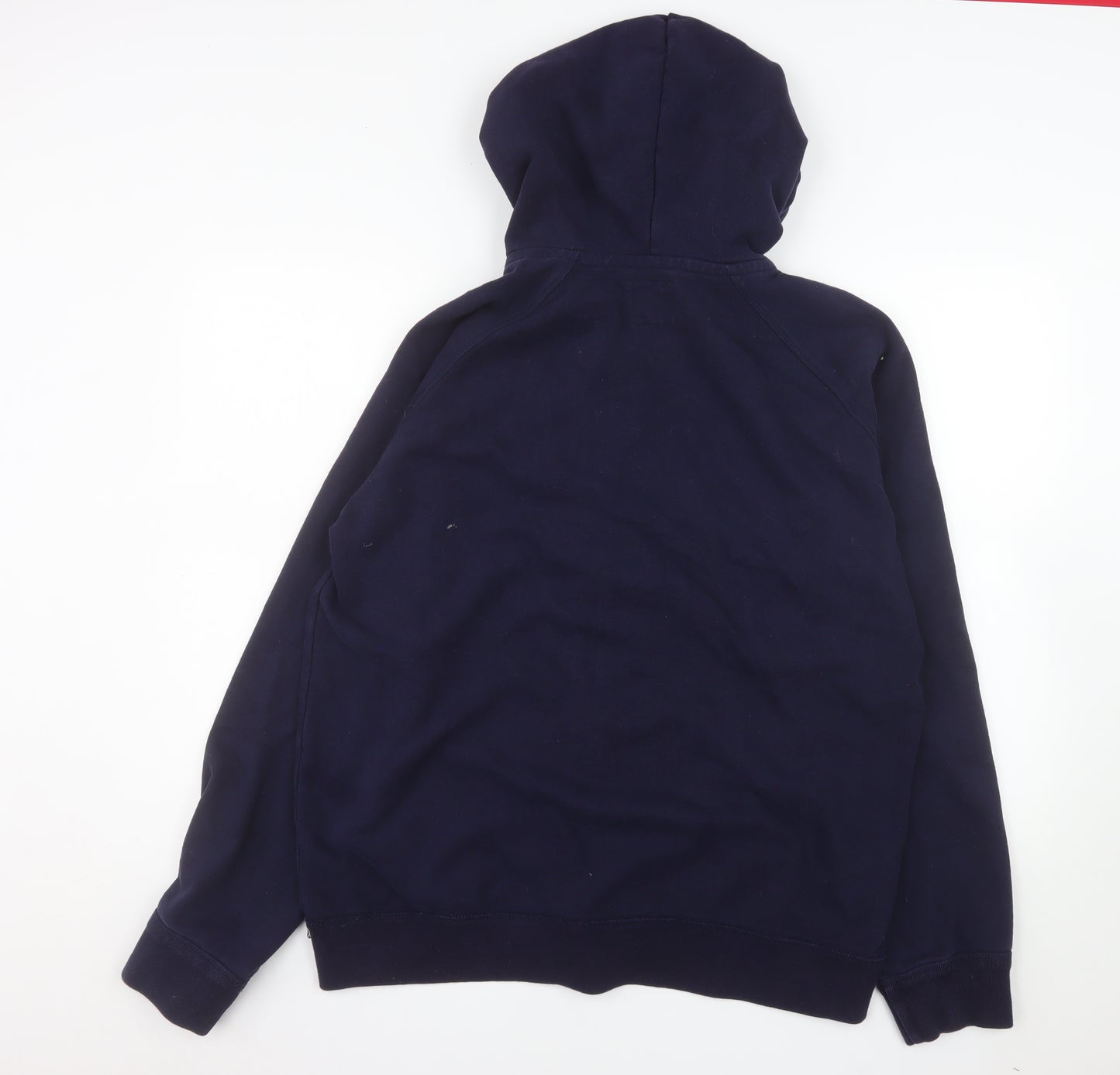 GAP Men’s Blue Full Zip Hooded Fleece Jacket XL Cotton Blend