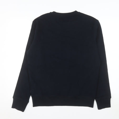 Marks and Spencer Men's Black Crew Neck Pullover Sweatshirt Size M