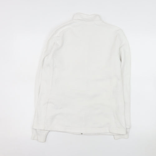 Ralph Lauren Polo Golf Women's White Fleece Zip Jacket Size M