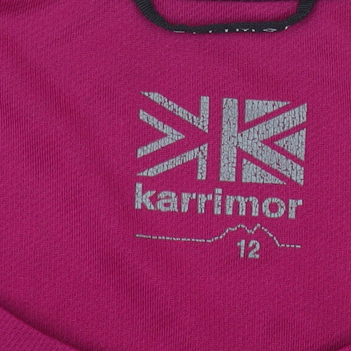 Karrimor Women Pink Long Sleeve Athletic Running Top Size 12