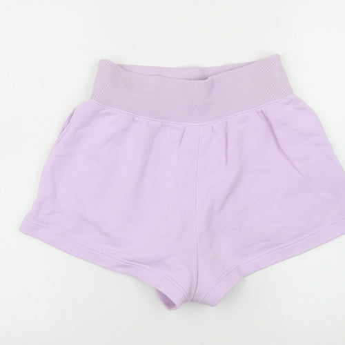 Nike Women’s Purple Sweat Shorts Size S Drawstring Waist Activewear