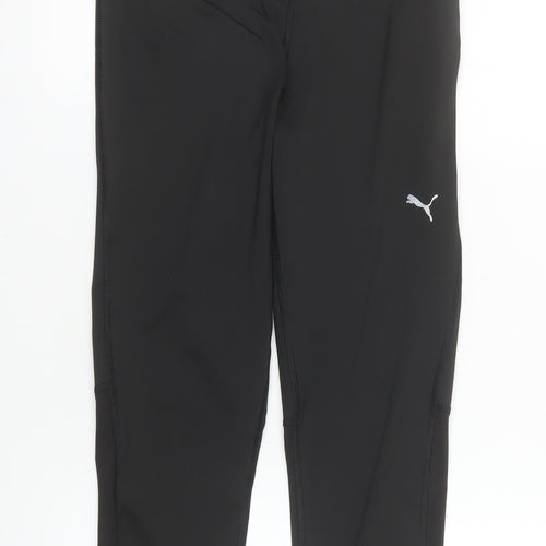Puma Womens Black Capri Leggings Size S Quick Dry Activewear