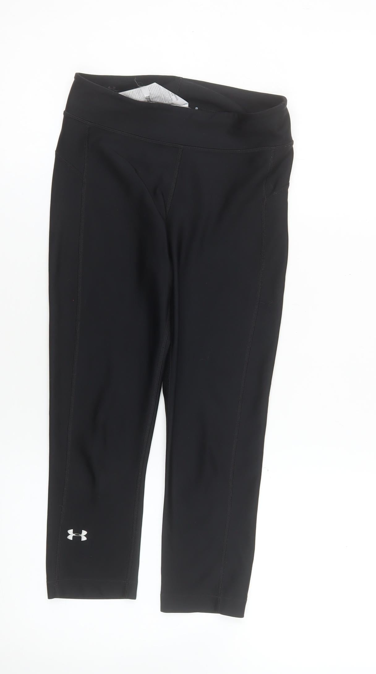 Under Armour Women Black XS Compression Activewear Shorts