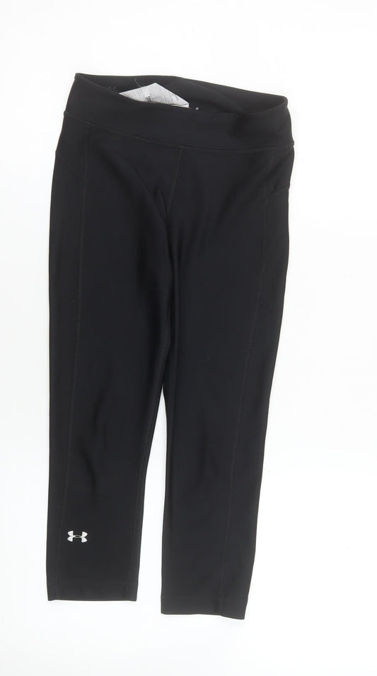 Under Armour Women Black XS Compression Activewear Shorts