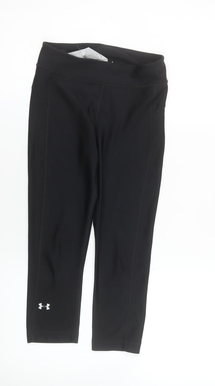 Under Armour Women Black XS Compression Activewear Shorts