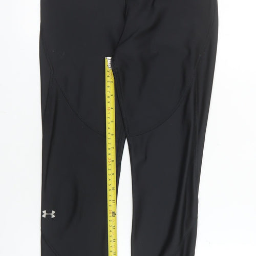 Under Armour Womens Black HeatGear Compression Capri Leggings M