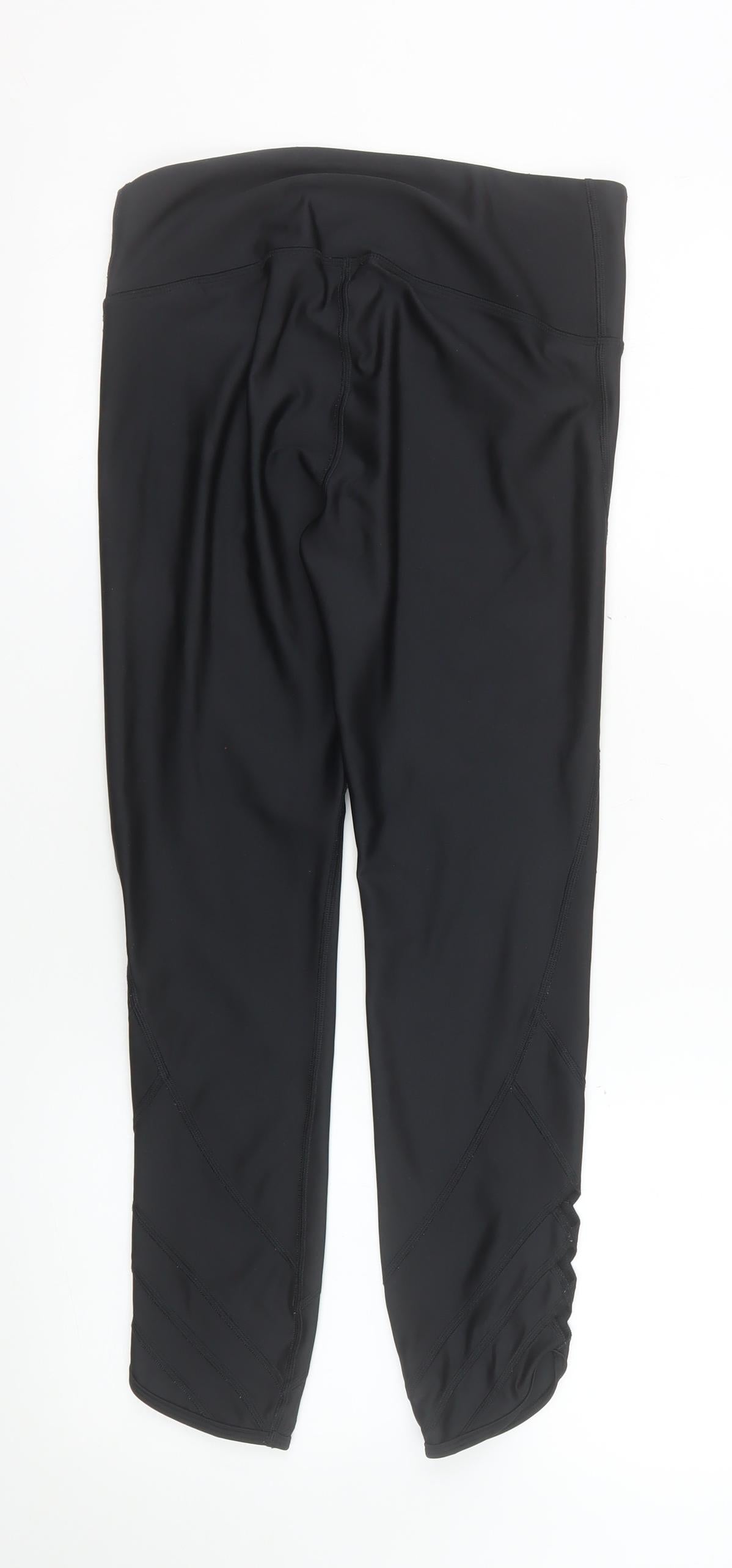 Under Armour Womens Black HeatGear Compression Capri Leggings M