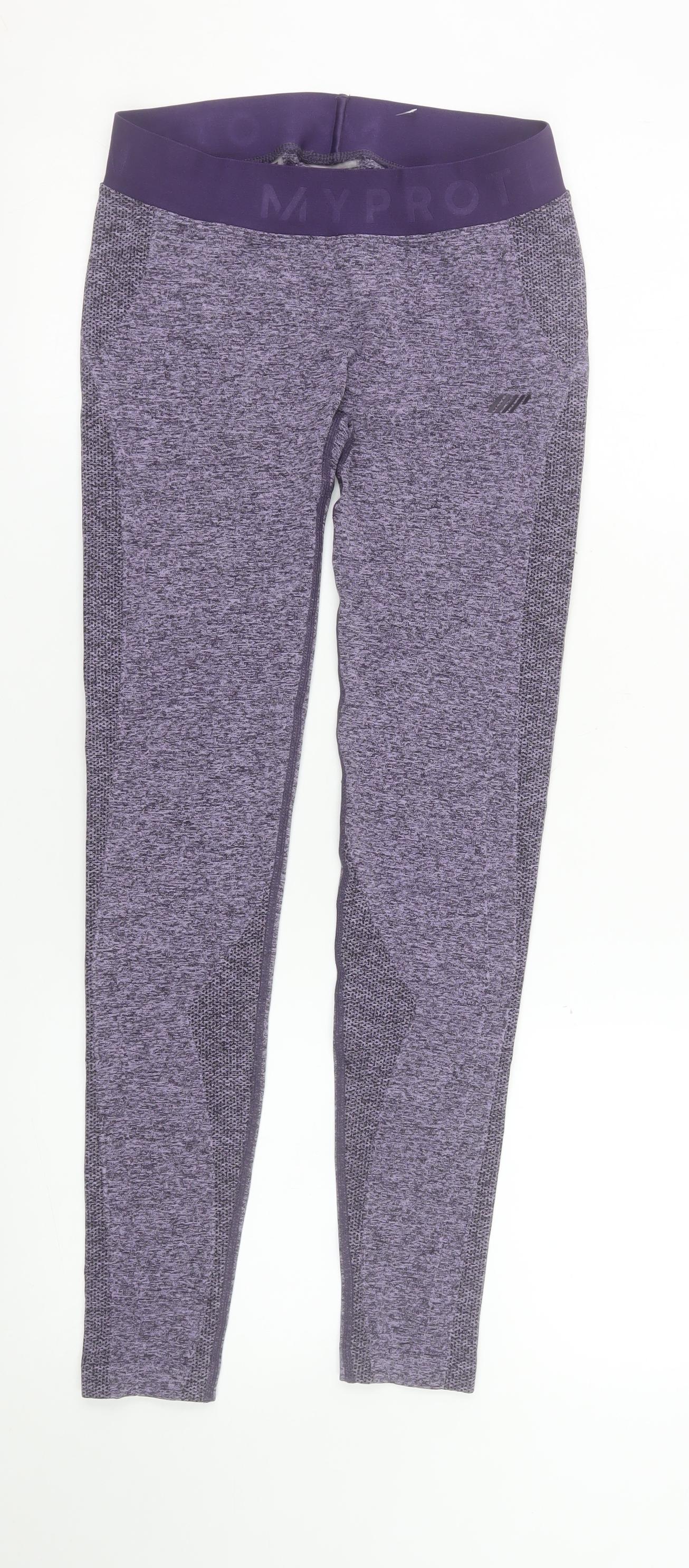 Myprotein Women's Purple Seamless Stretch Leggings Size S Activewear