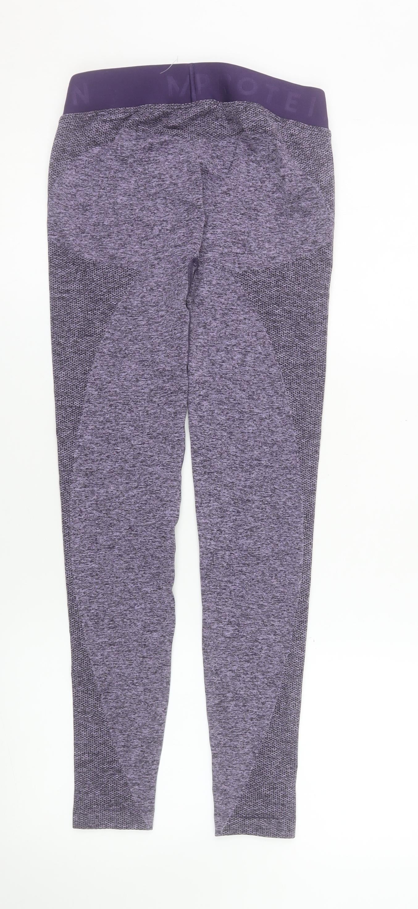 Myprotein Women's Purple Seamless Stretch Leggings Size S Activewear