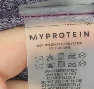 Myprotein Women's Purple Seamless Stretch Leggings Size S Activewear