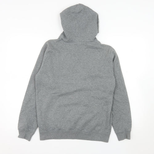 Champion Boys Grey Pullover Hoodie 13-14 Years Regular Fit Logo Fleece