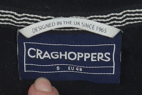 Craghoppers Men’s Black Fleece 1/4 Zip Pullover Sweatshirt Size S